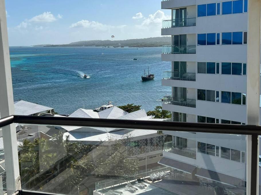 Ferienwohnung Penthouse Con Vista Al Mar Y Balcon San Andrés Exterior foto