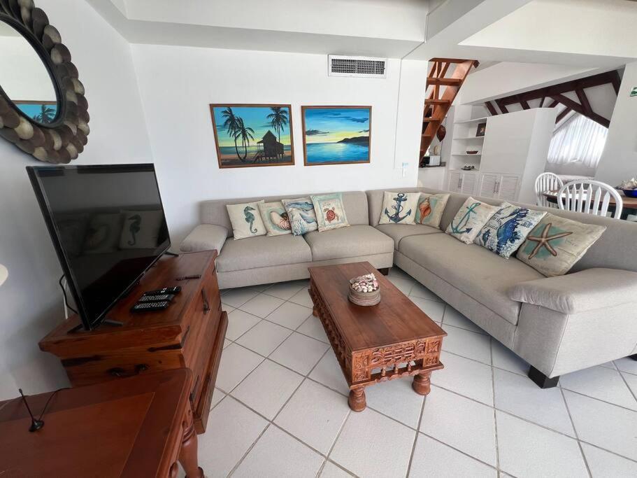 Ferienwohnung Penthouse Con Vista Al Mar Y Balcon San Andrés Exterior foto